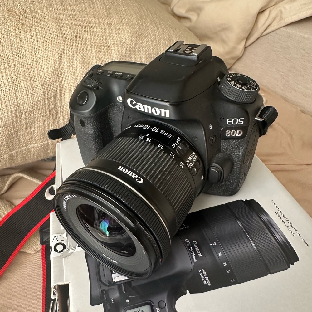 Canon Black Digital Camera Professional DSLR